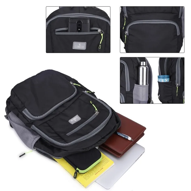 15.6 inch Laptop Backpack - Stylish & Spacious | 27 Liters | Black