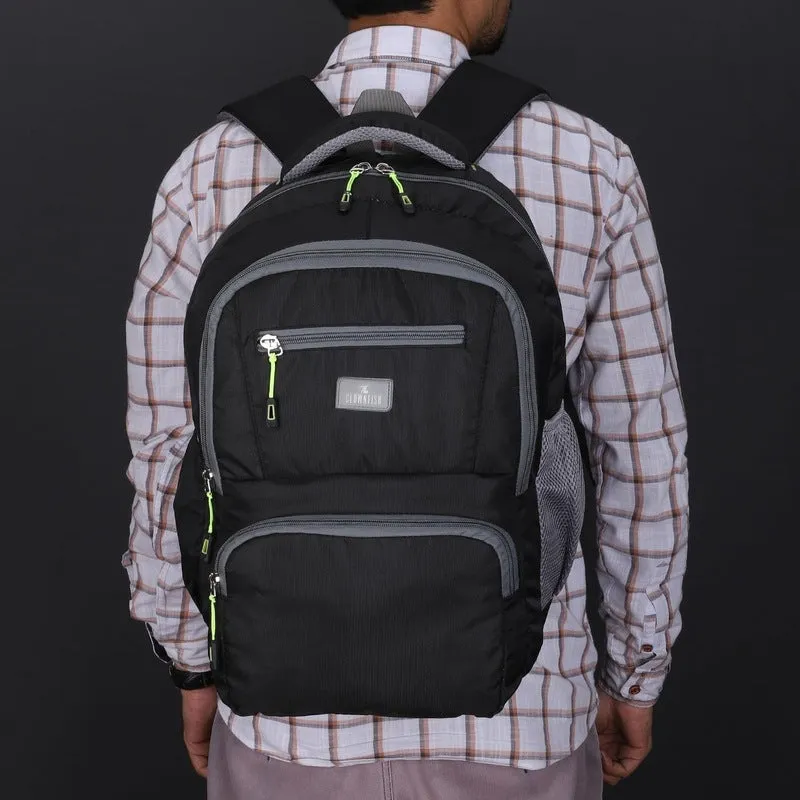 15.6 inch Laptop Backpack - Stylish & Spacious | 27 Liters | Black