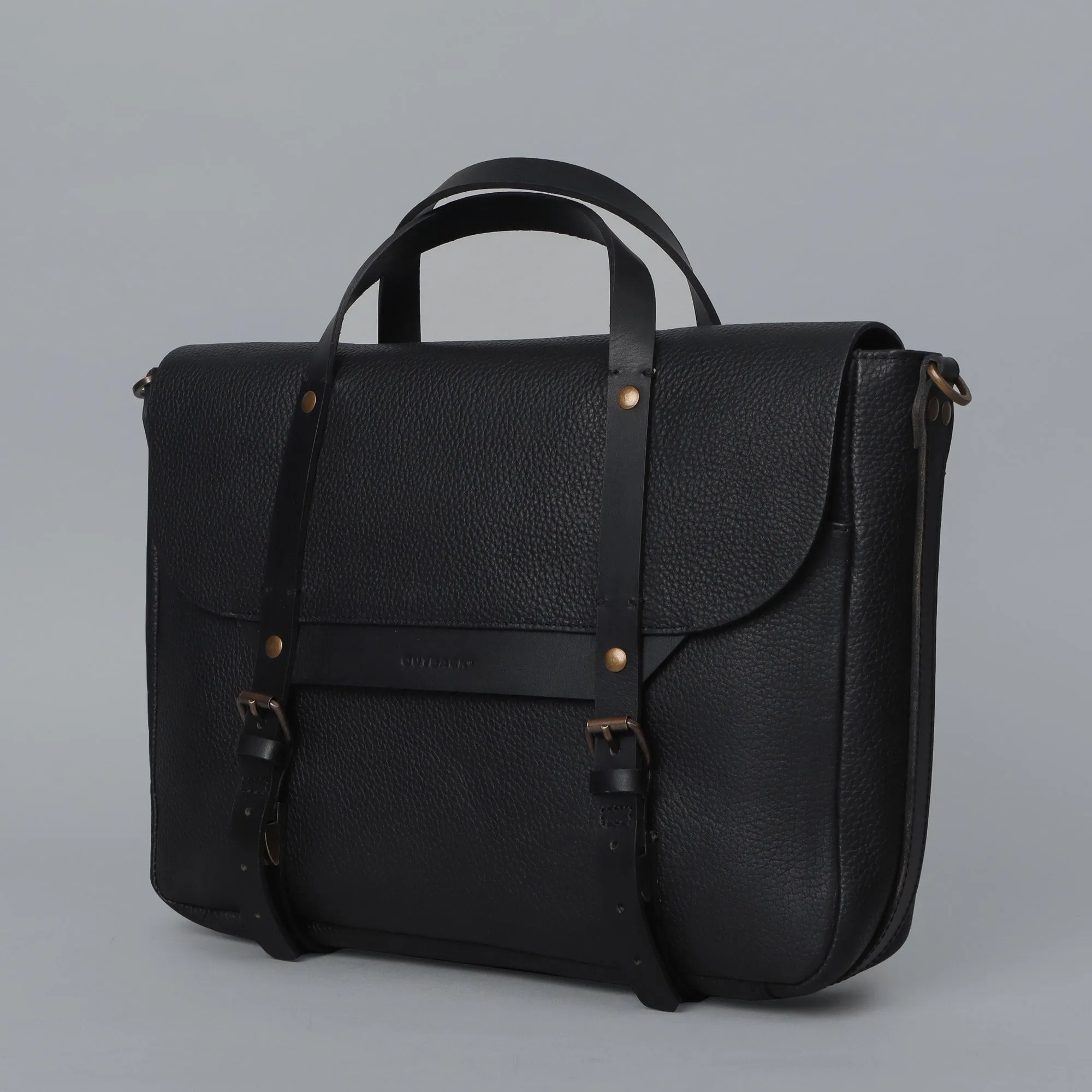 Black Leather Briefcase