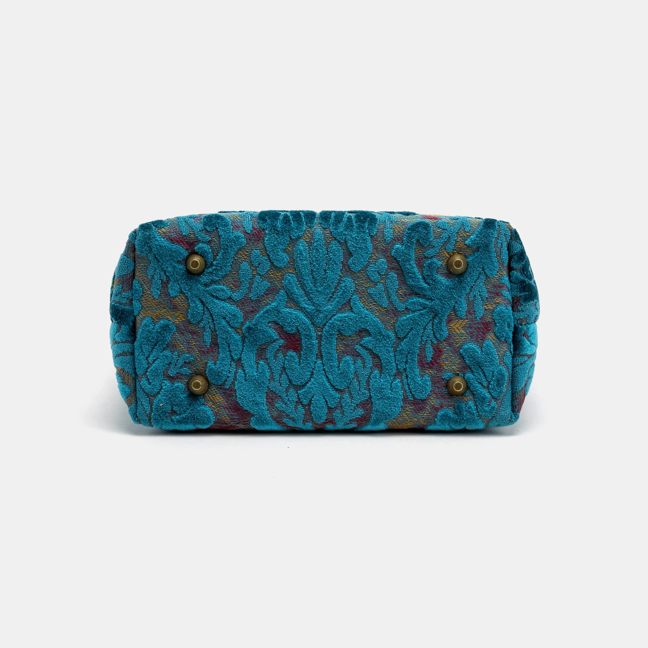 Burnout Velvet Aqua Blue Everyday Tote