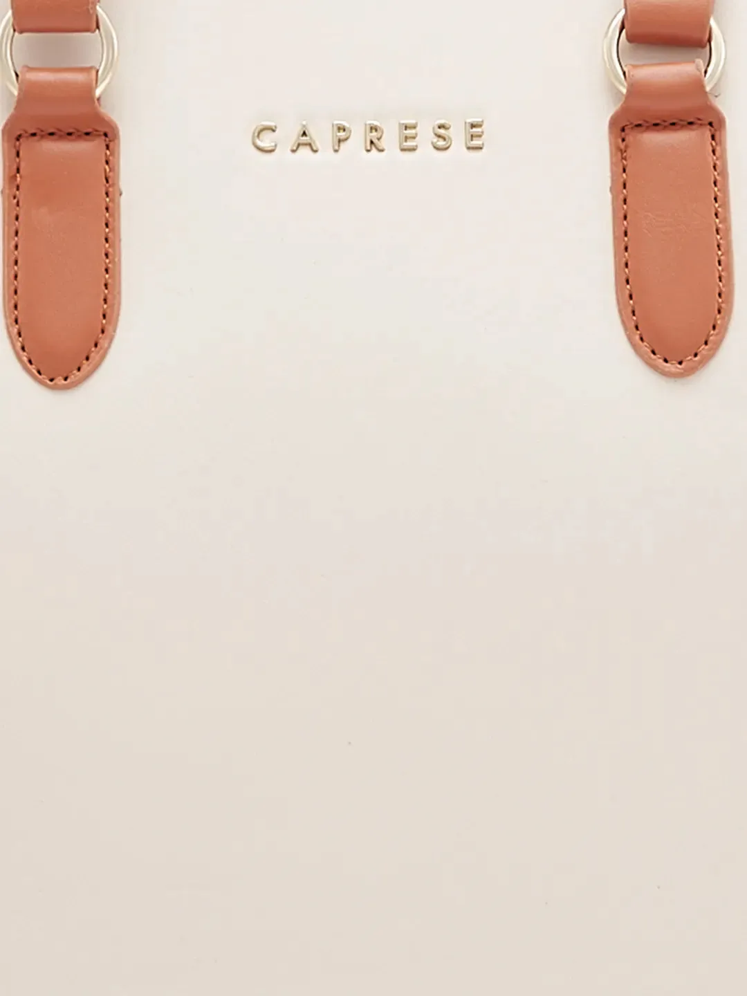 Caprese Foxy Satchel Large Handbag Cream