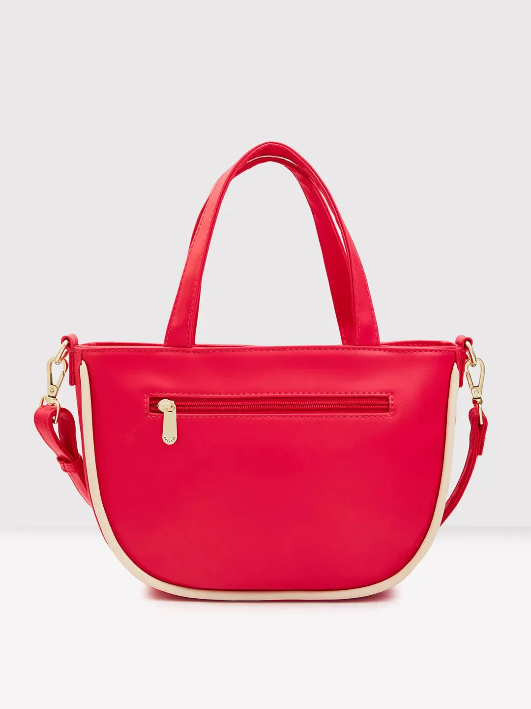 Caprese Gracie Satchel Medium Handbag Magenta