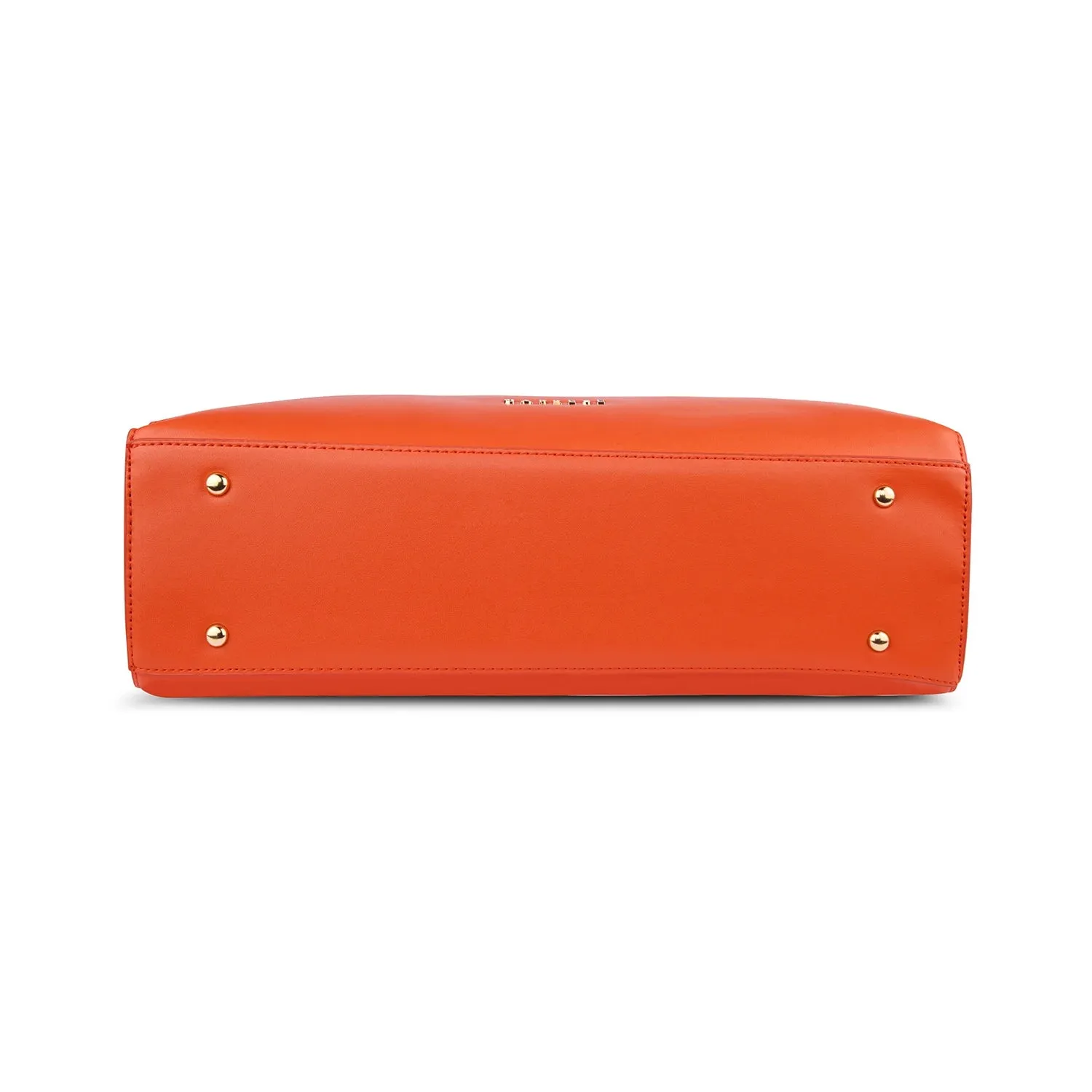 Caprese Kiara Satchel Large Orange