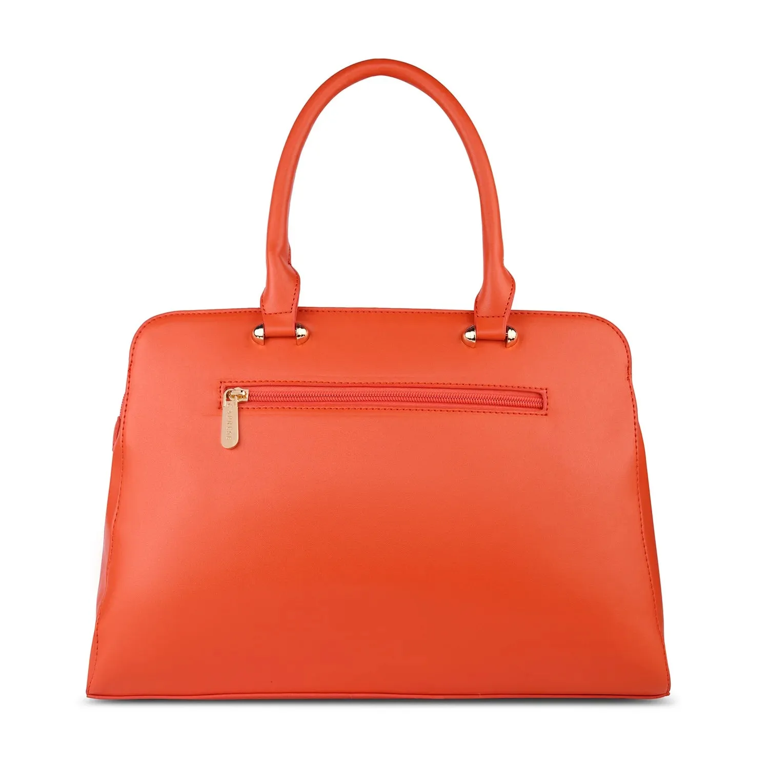 Caprese Kiara Satchel Large Orange