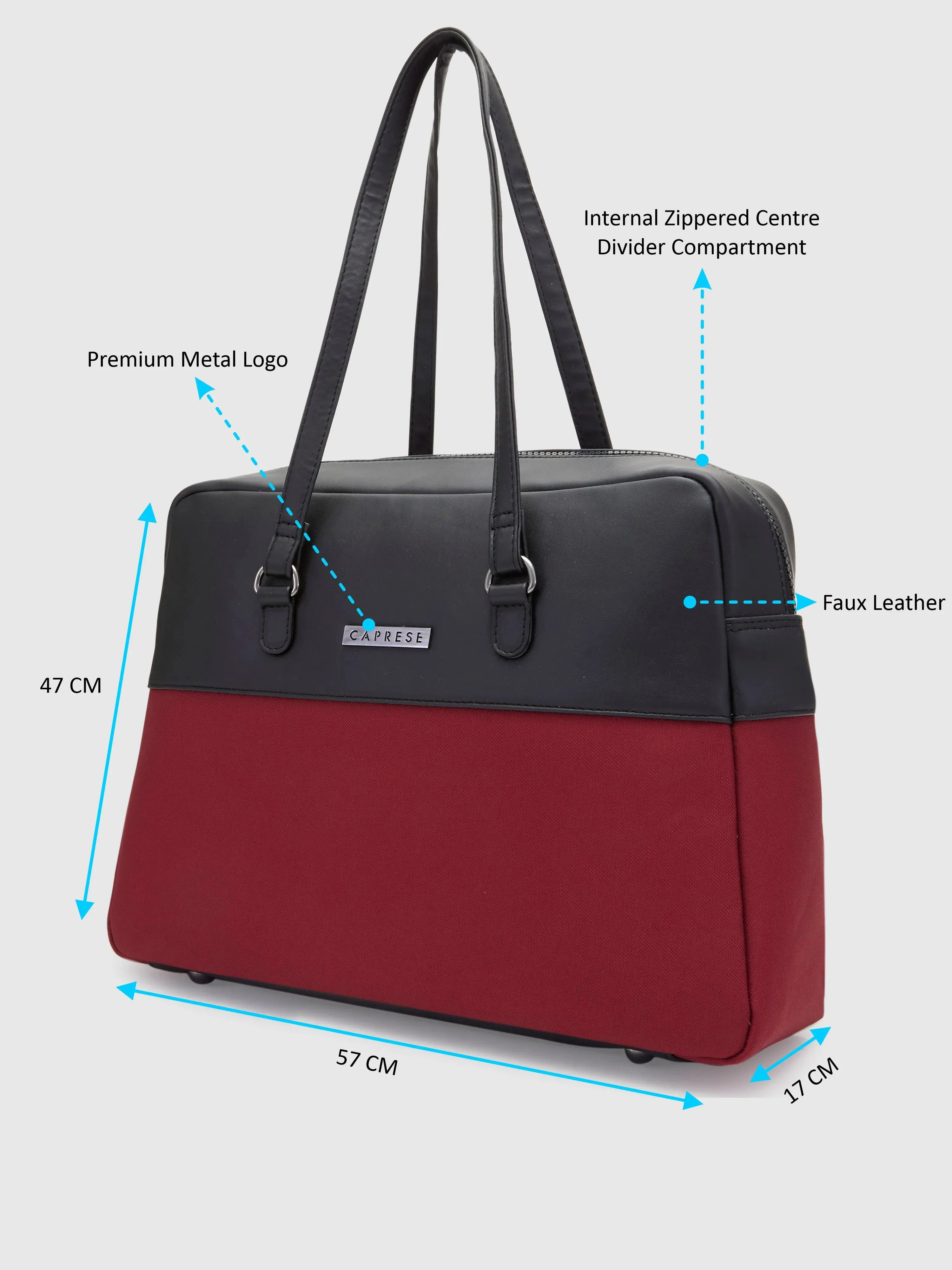 Caprese Rogue Satchel Large Red