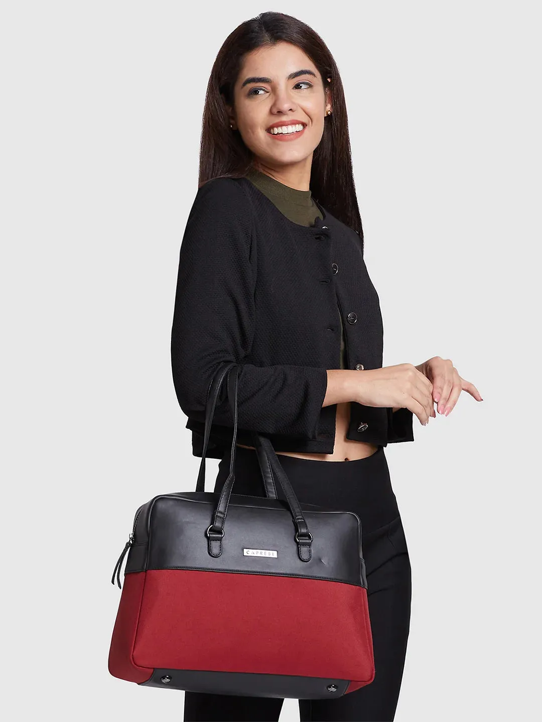 Caprese Rogue Satchel Large Red