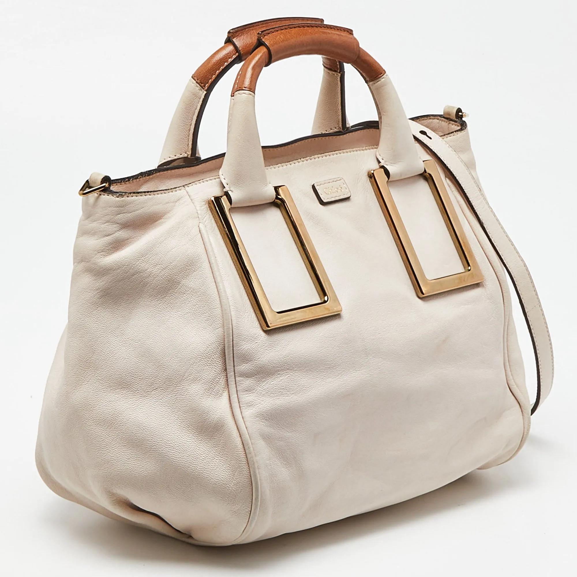 Chloe /brown Leather Ethel Satchel