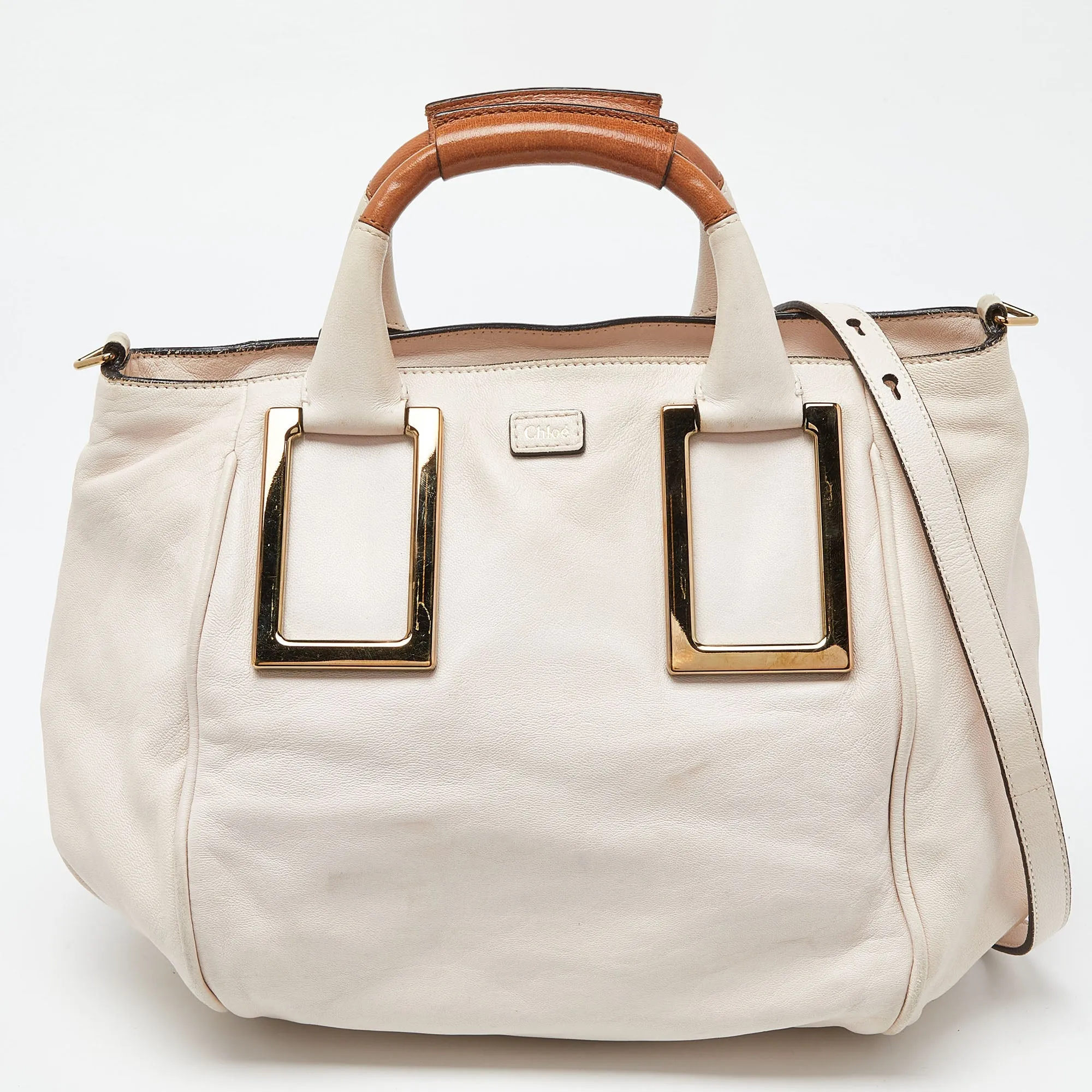 Chloe /brown Leather Ethel Satchel