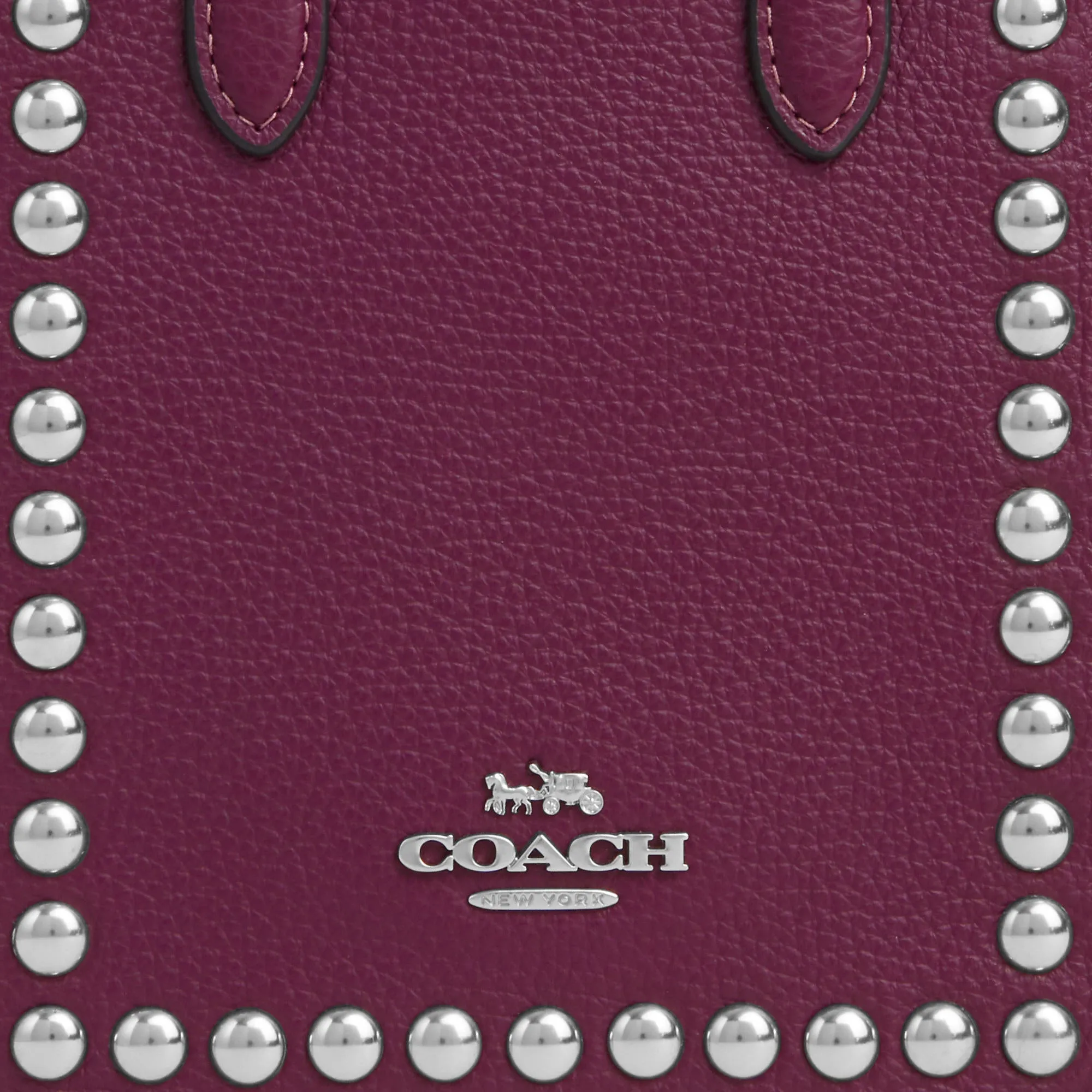 Coach Outlet North South Mini Tote With Rivets