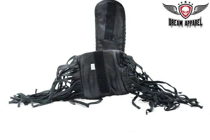 Cobra Folding Pouch With Braid & Fringe