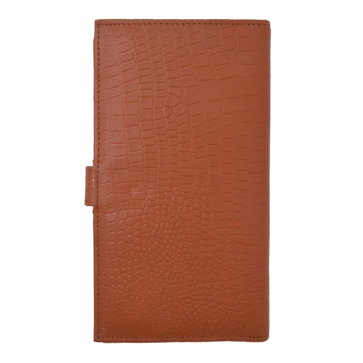 Croco RFID Long Secure Credit Card Holder