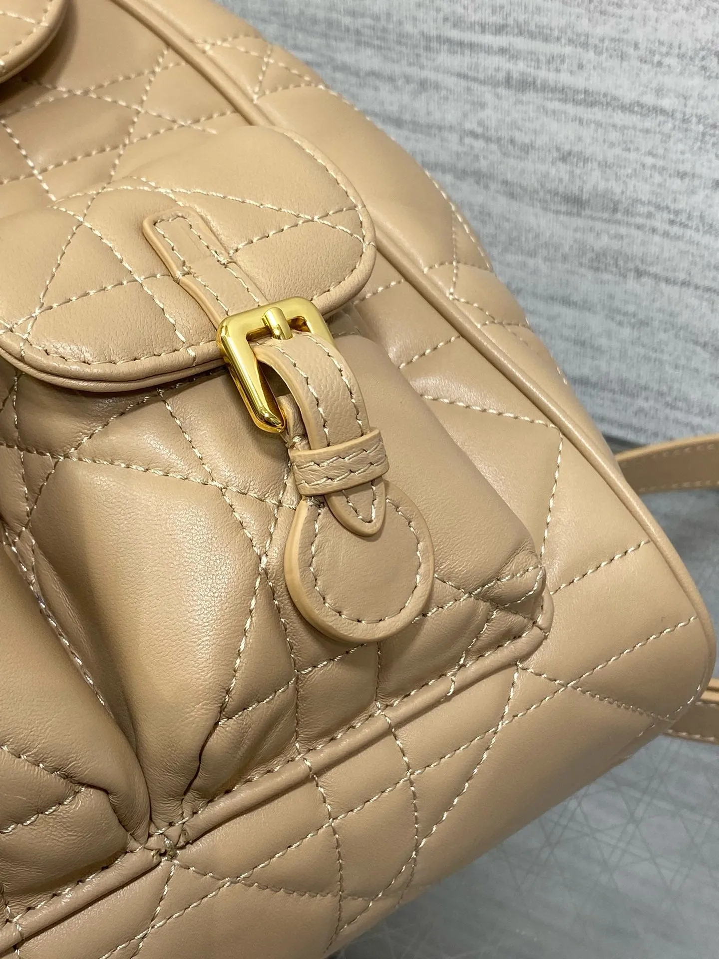 DR477 Small/Medium Dior Caro Backpack / HIGHEST QUALITY VERSION