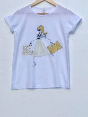 Dynamic Diva White T-Shirt