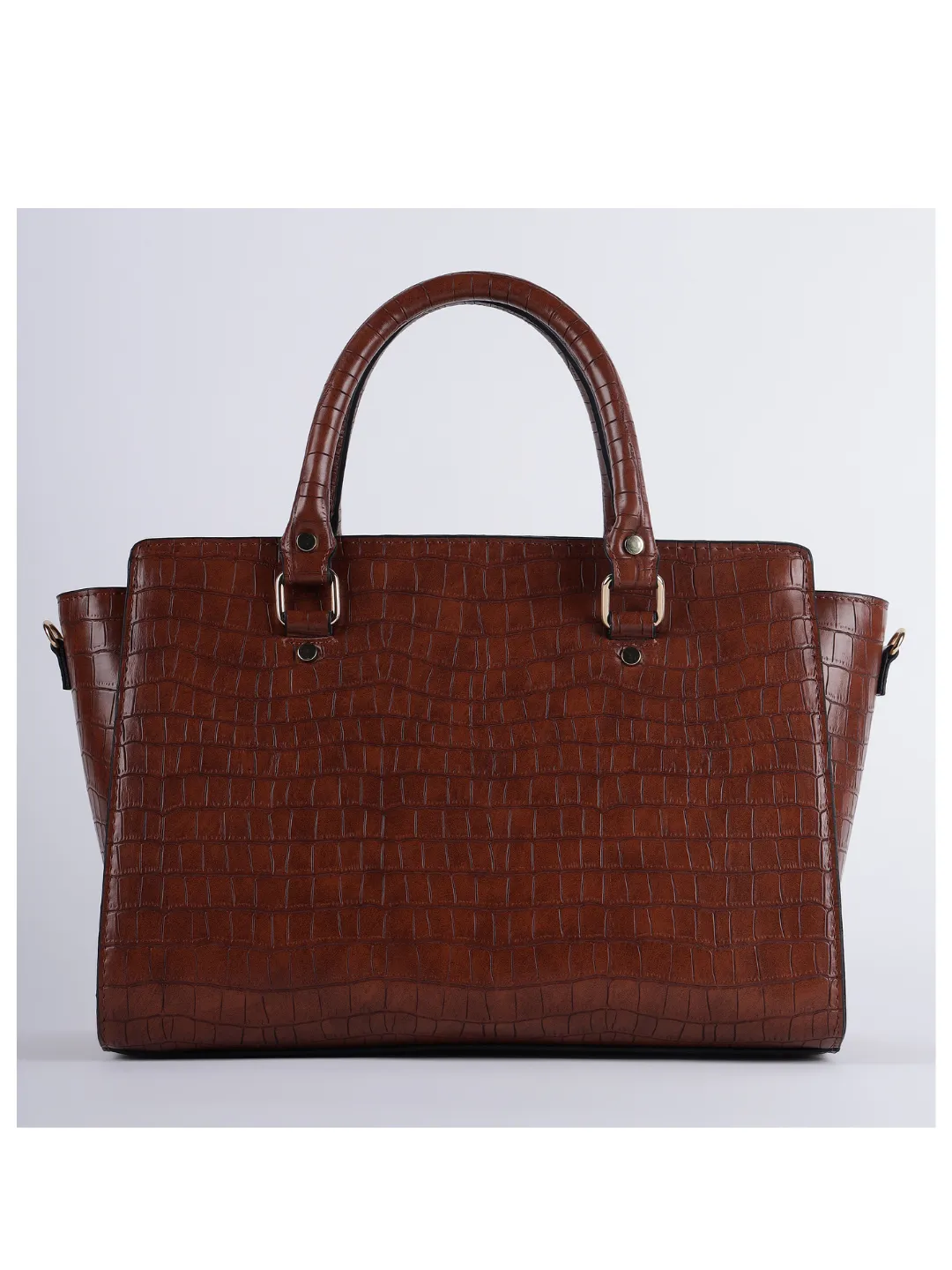 Elora Satchel Sling - Croco Tan