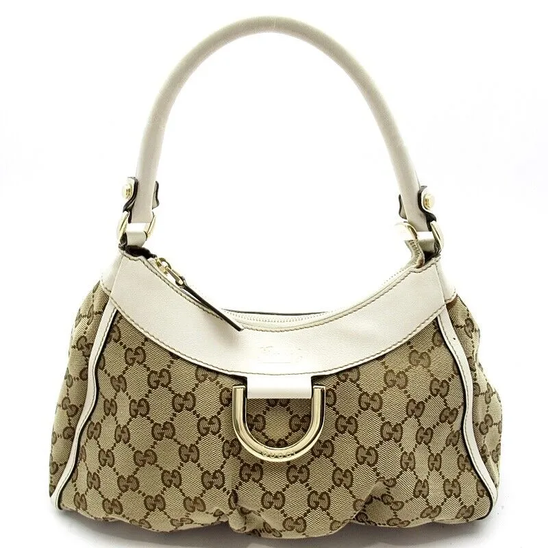 Gucci Abby Handbag Gg Canvas / Leather