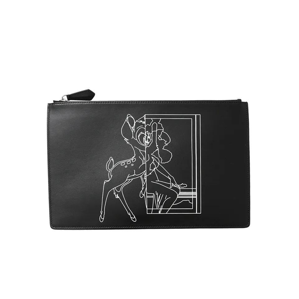 Iconic Bambi Print Pouch