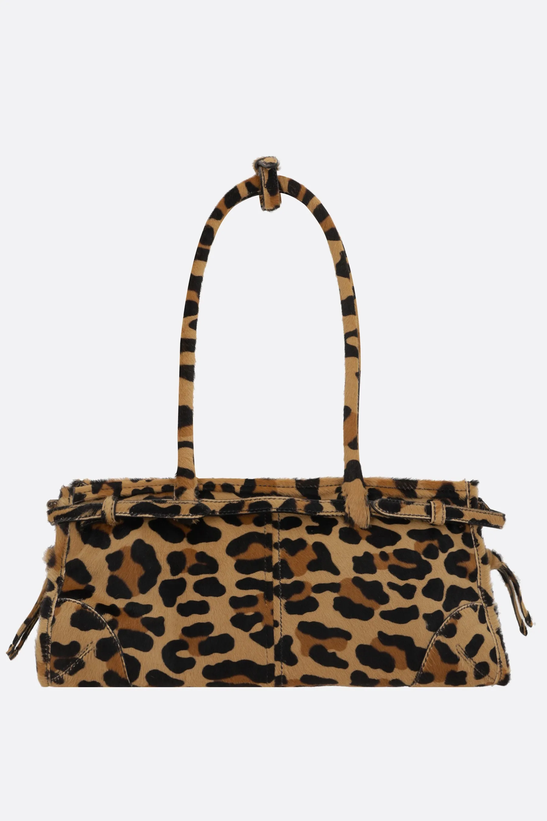 Leopard Print Calf Hair Handbag