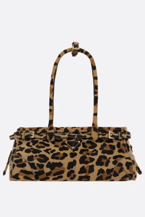 Leopard Print Calf Hair Handbag