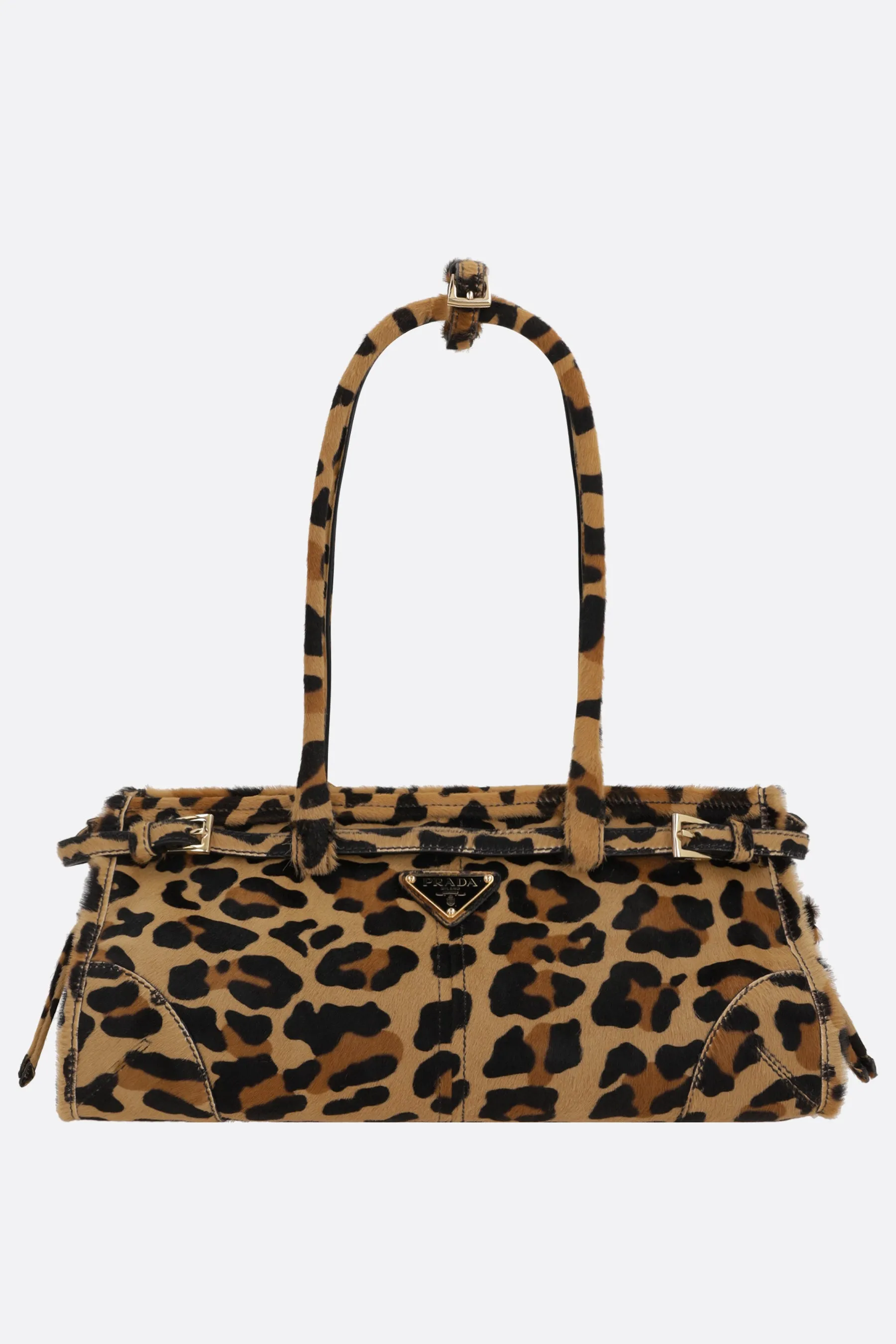 Leopard Print Calf Hair Handbag