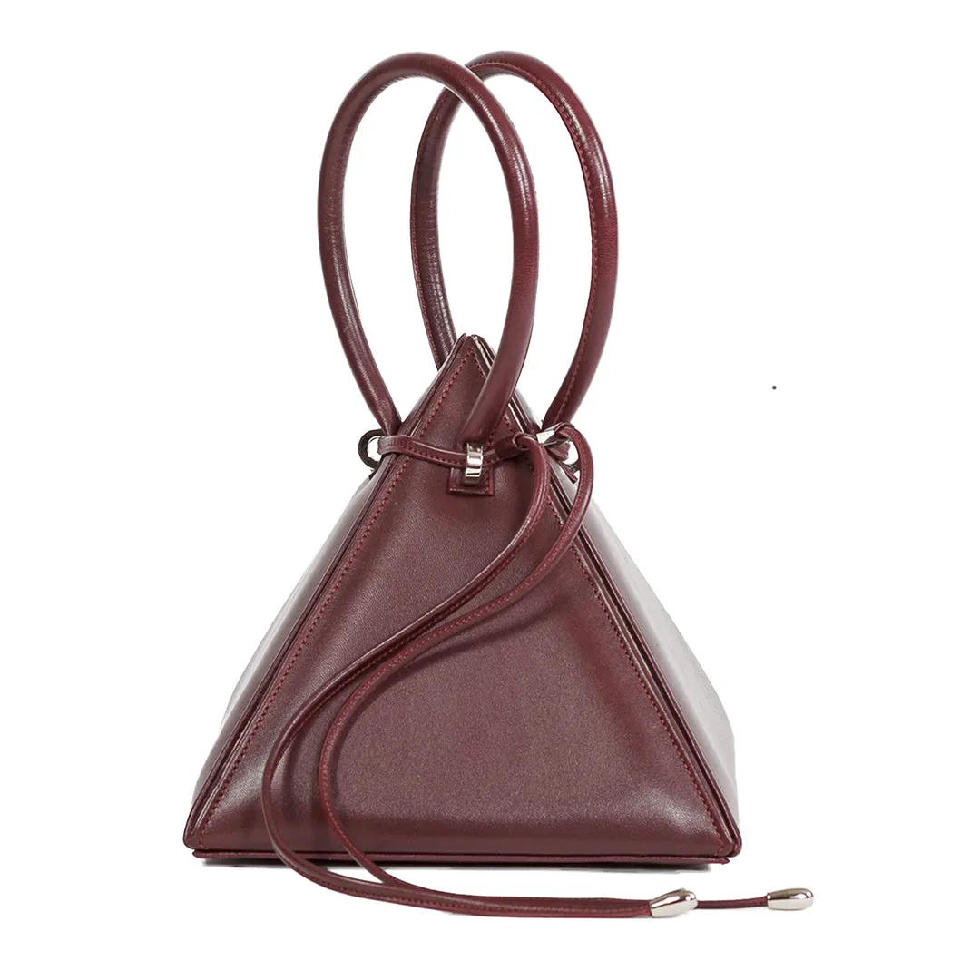 LIA Iconic Burgundy Leather Handbag