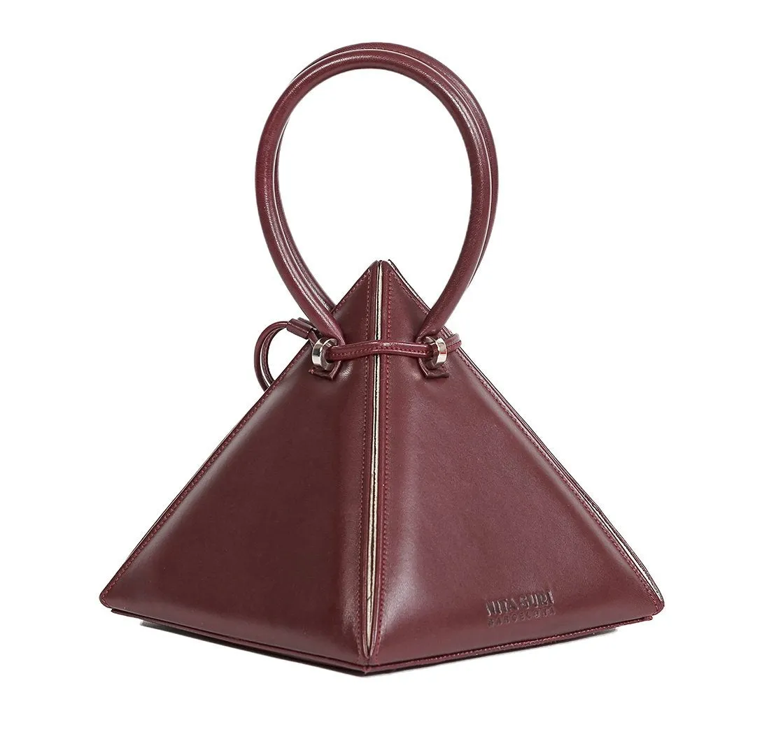 LIA Iconic Burgundy Leather Handbag