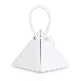 LIA Iconic White Leather Handbag