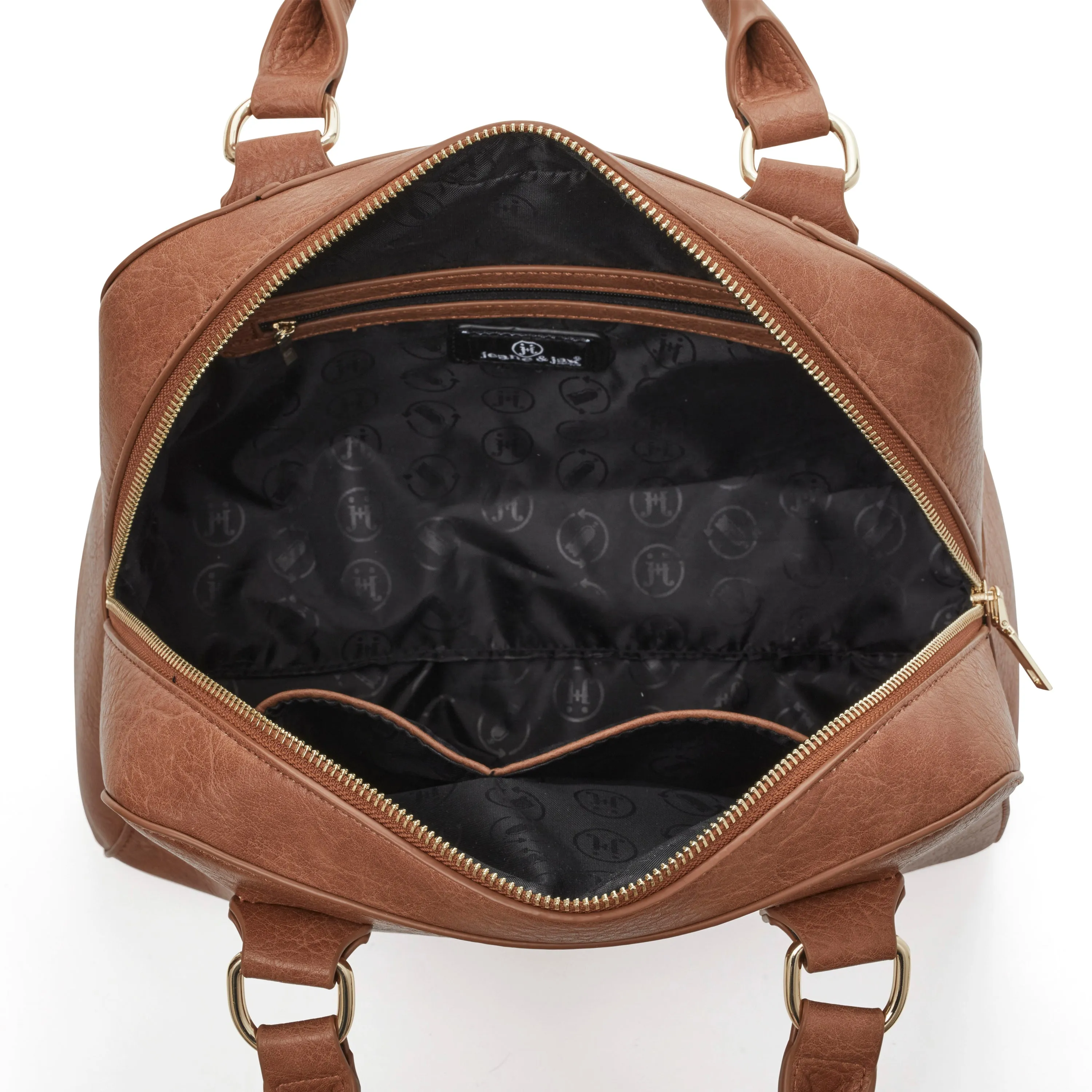 MADELYN Vegan Satchel in Camel