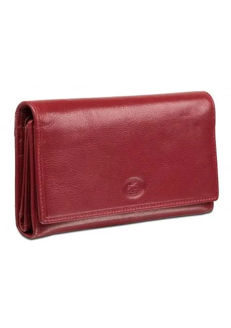 Mancini EQUESTRIAN-2 Ladies' RFID Secure Trifold Checkbook Wallet