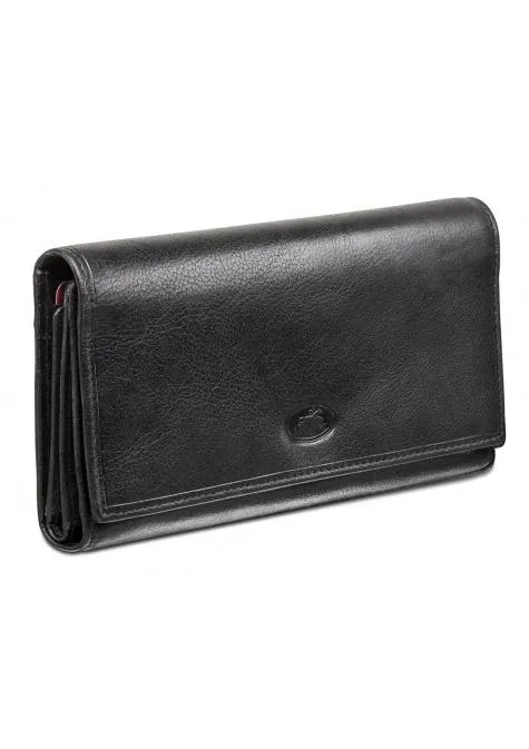 Mancini EQUESTRIAN-2 Ladies' RFID Secure Trifold Checkbook Wallet