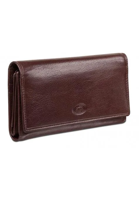 Mancini EQUESTRIAN-2 Ladies' RFID Secure Trifold Checkbook Wallet