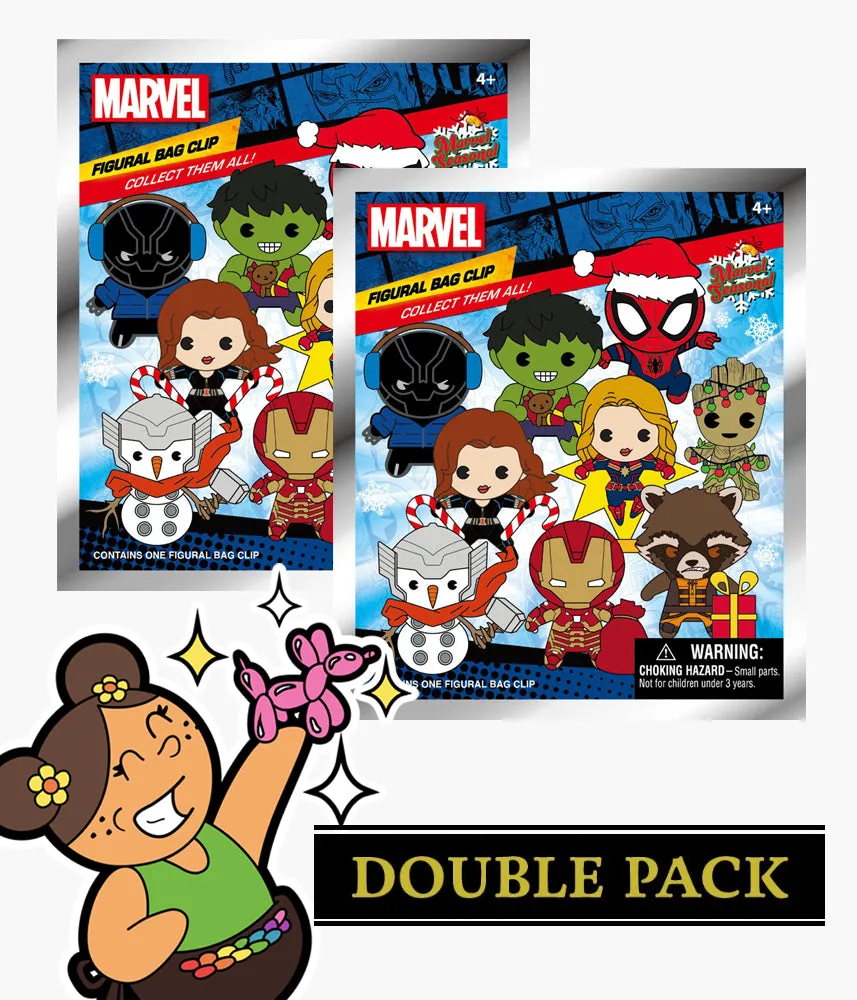 Marvel Holiday - 3D Foam Bag Clip