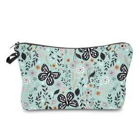 Mint Butterflies Pouch