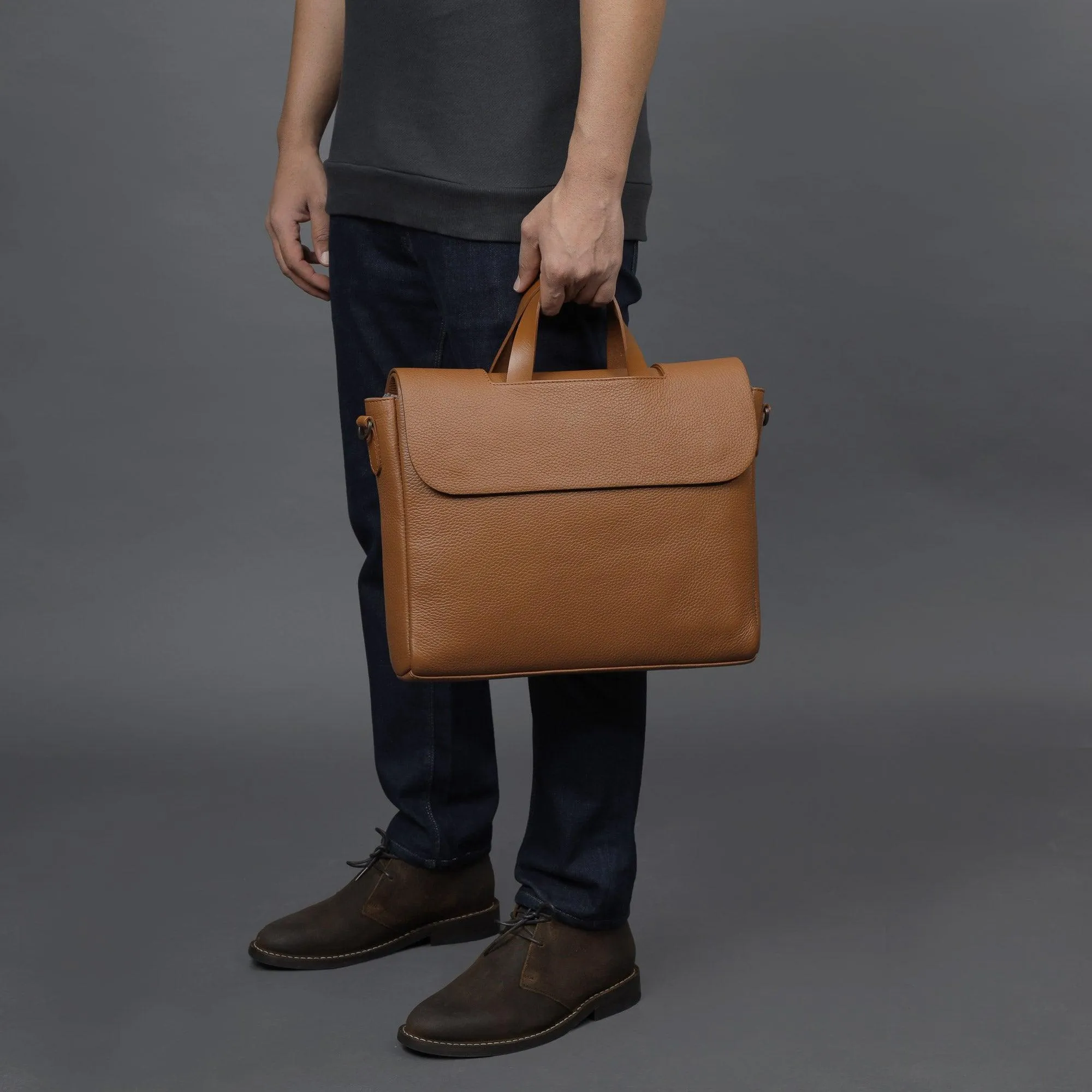 Muse Leather Briefcase