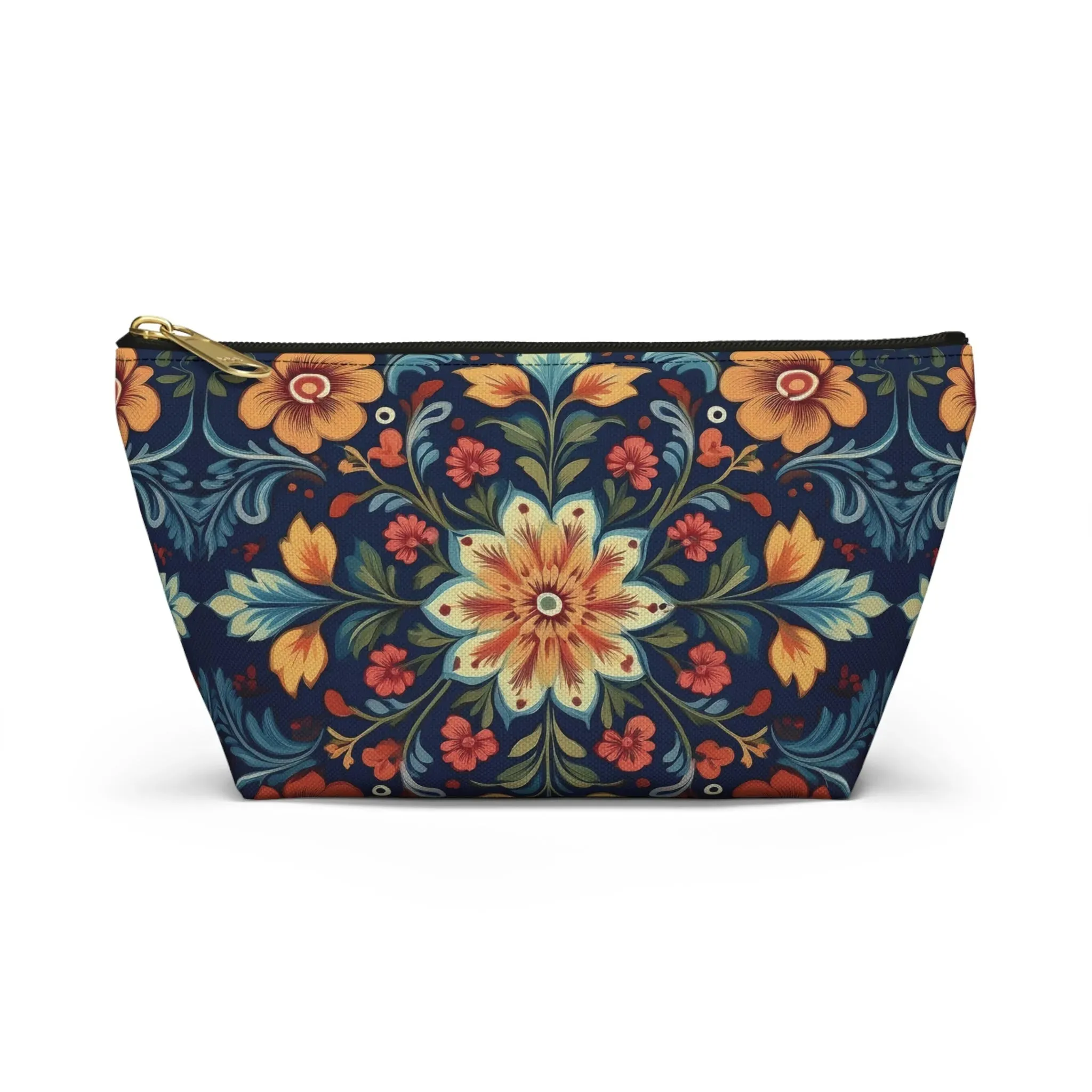 Norwegian Rosemaling Print Pouch