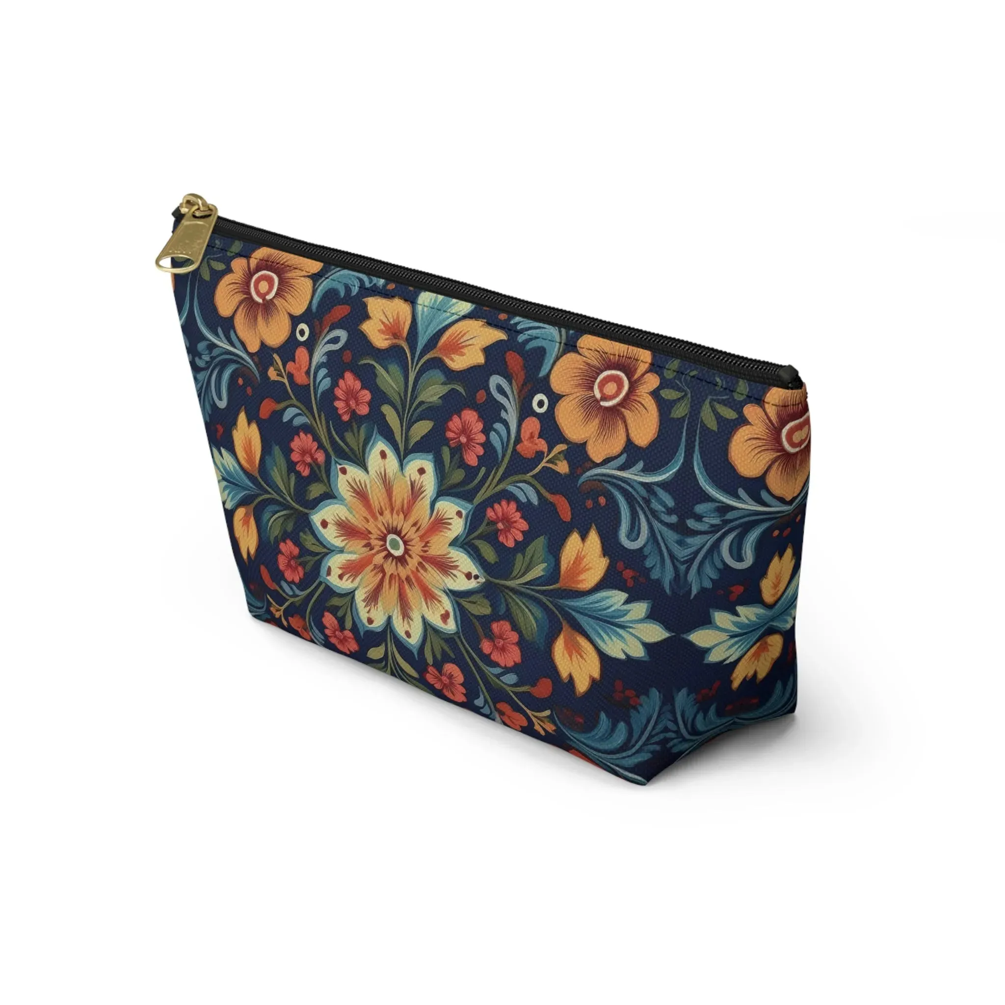 Norwegian Rosemaling Print Pouch