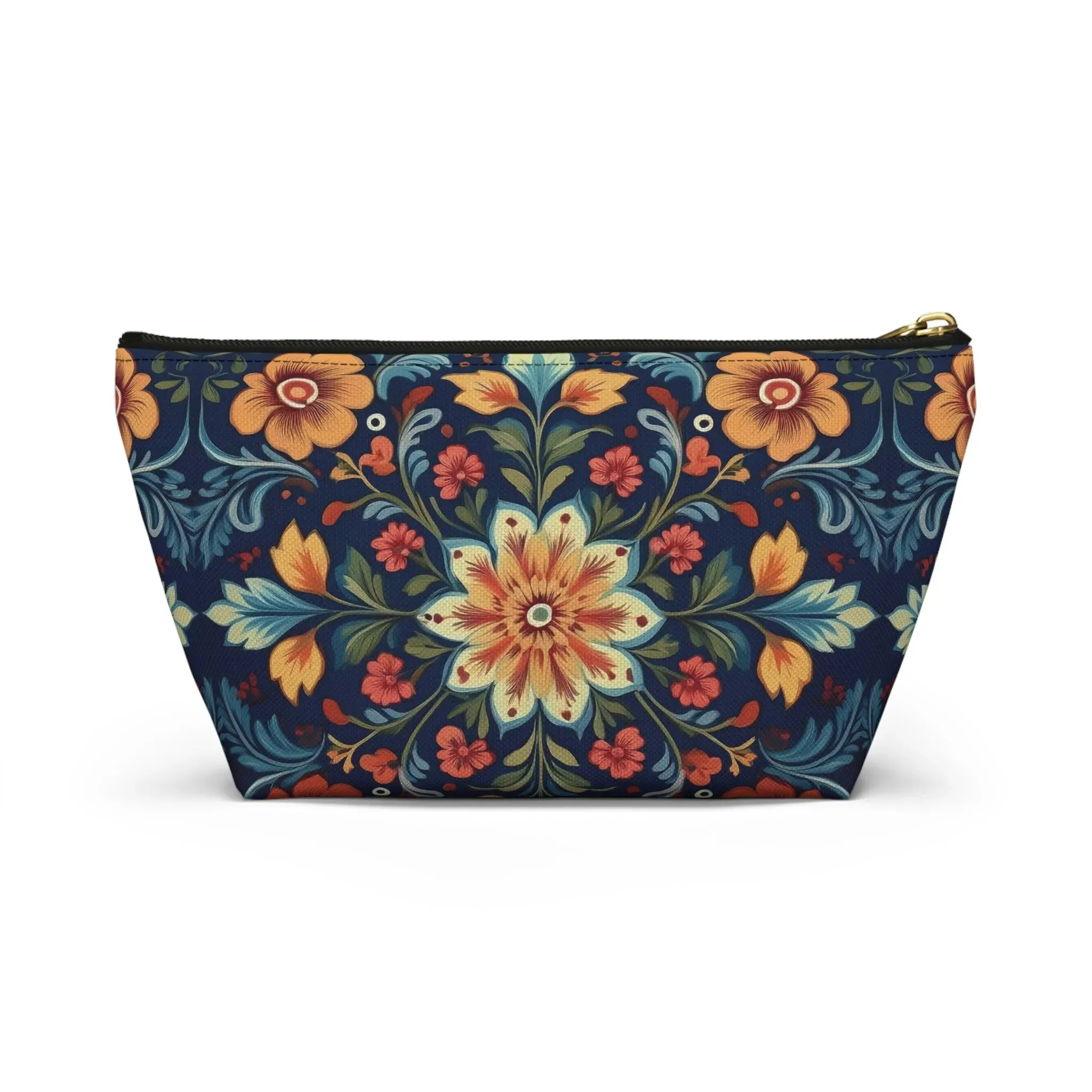 Norwegian Rosemaling Print Pouch