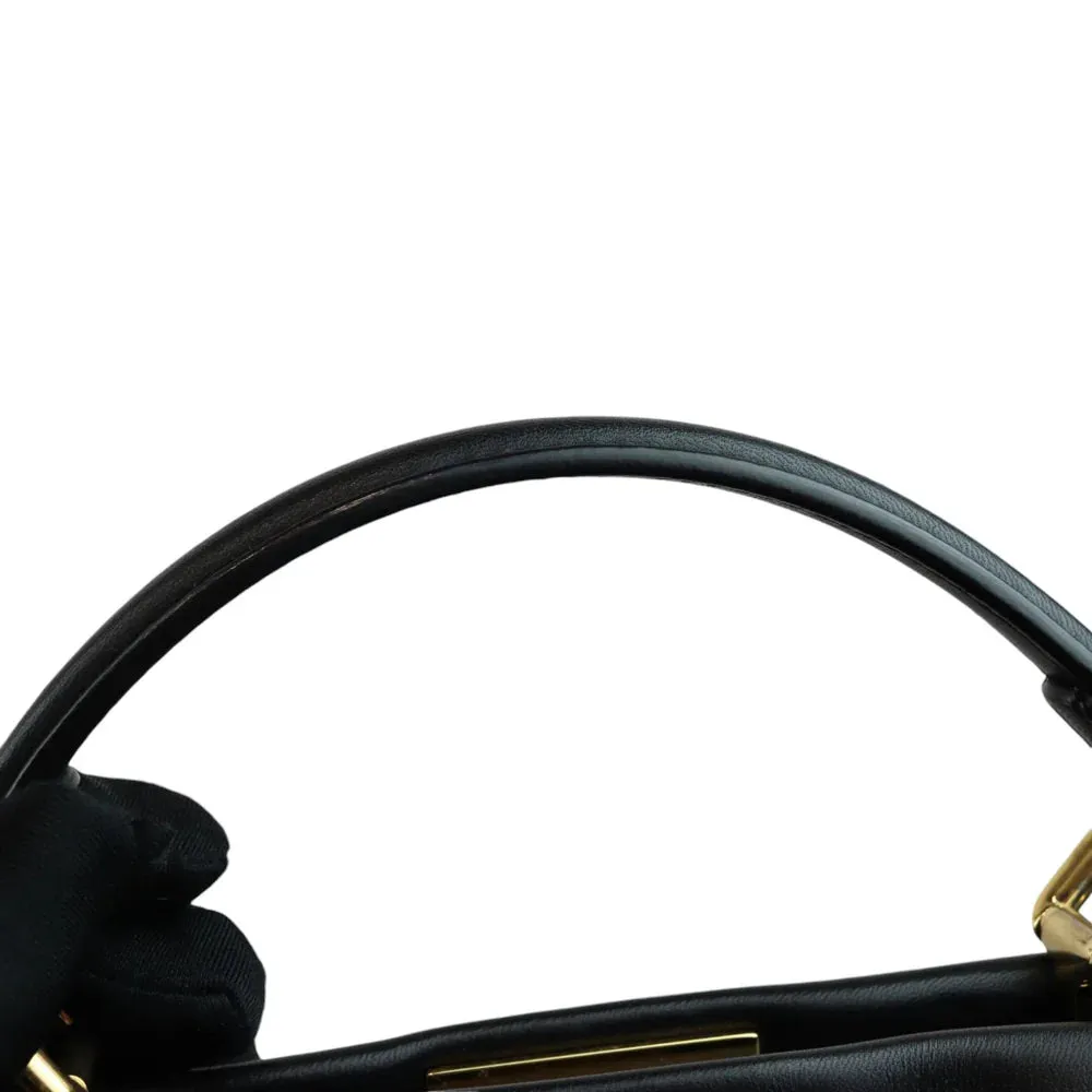 Peekaboo Iconic Satchel Mini Nappa Lambskin Black GHW