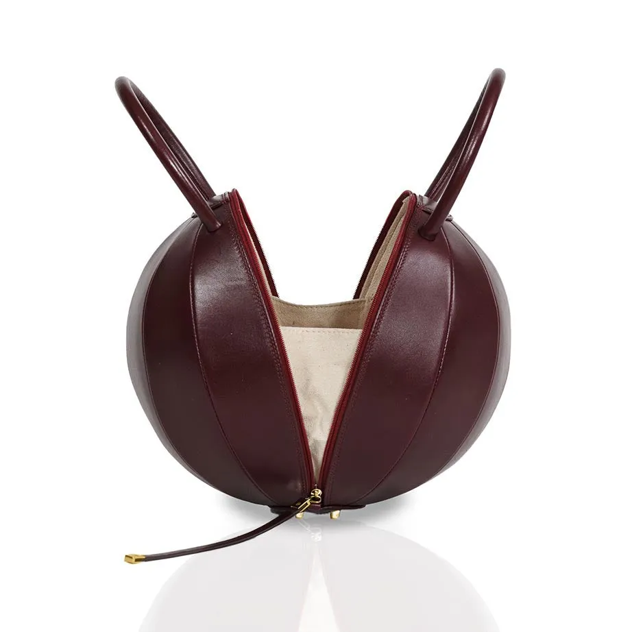 PILO Iconic Burgundy Leather Handbag