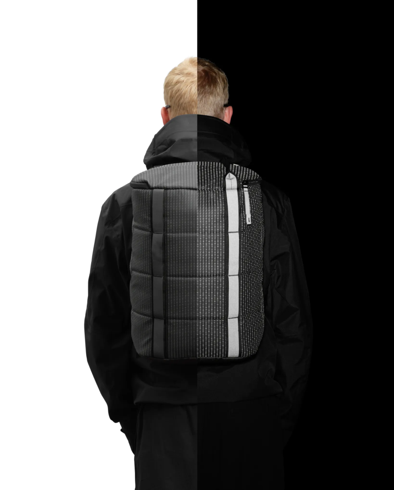 Roamer Duffel Backpack 25L Reflective Black