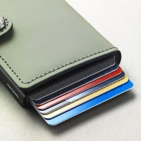 Secrid: Miniwallet Green Matte Leather