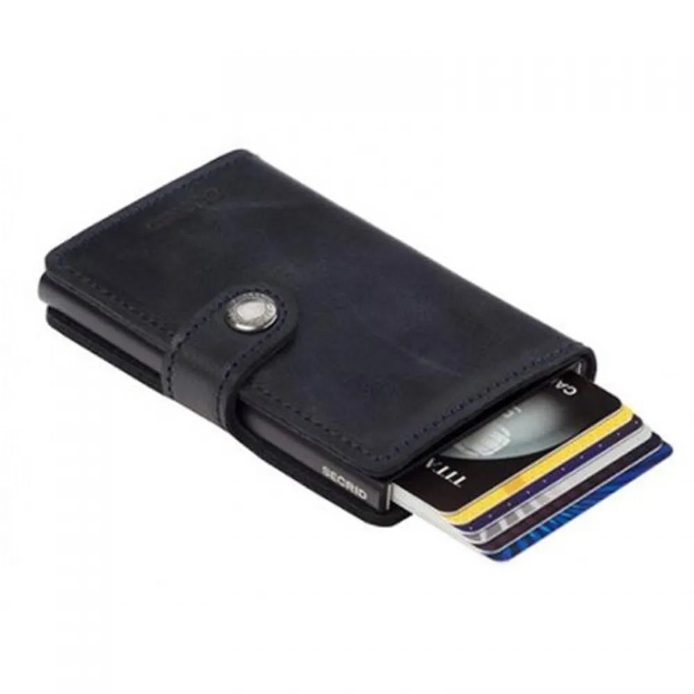 Secrid: Miniwallet Vintage Black Leather