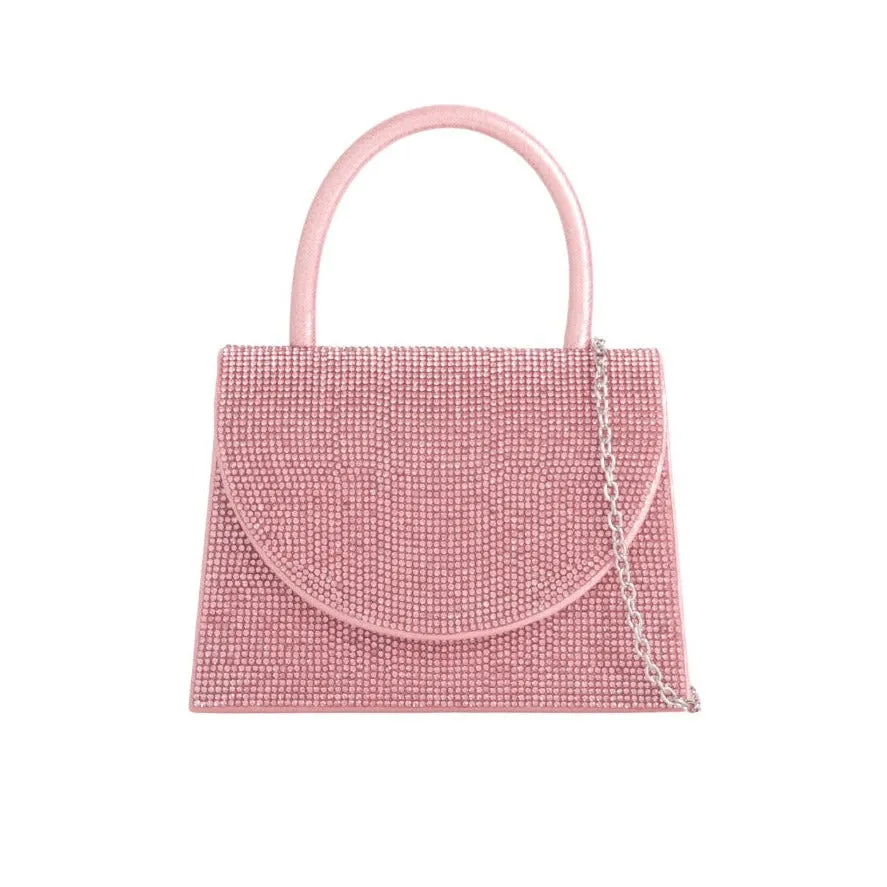 Sparkly Dusty Pink Diamante Mini Grab Bag