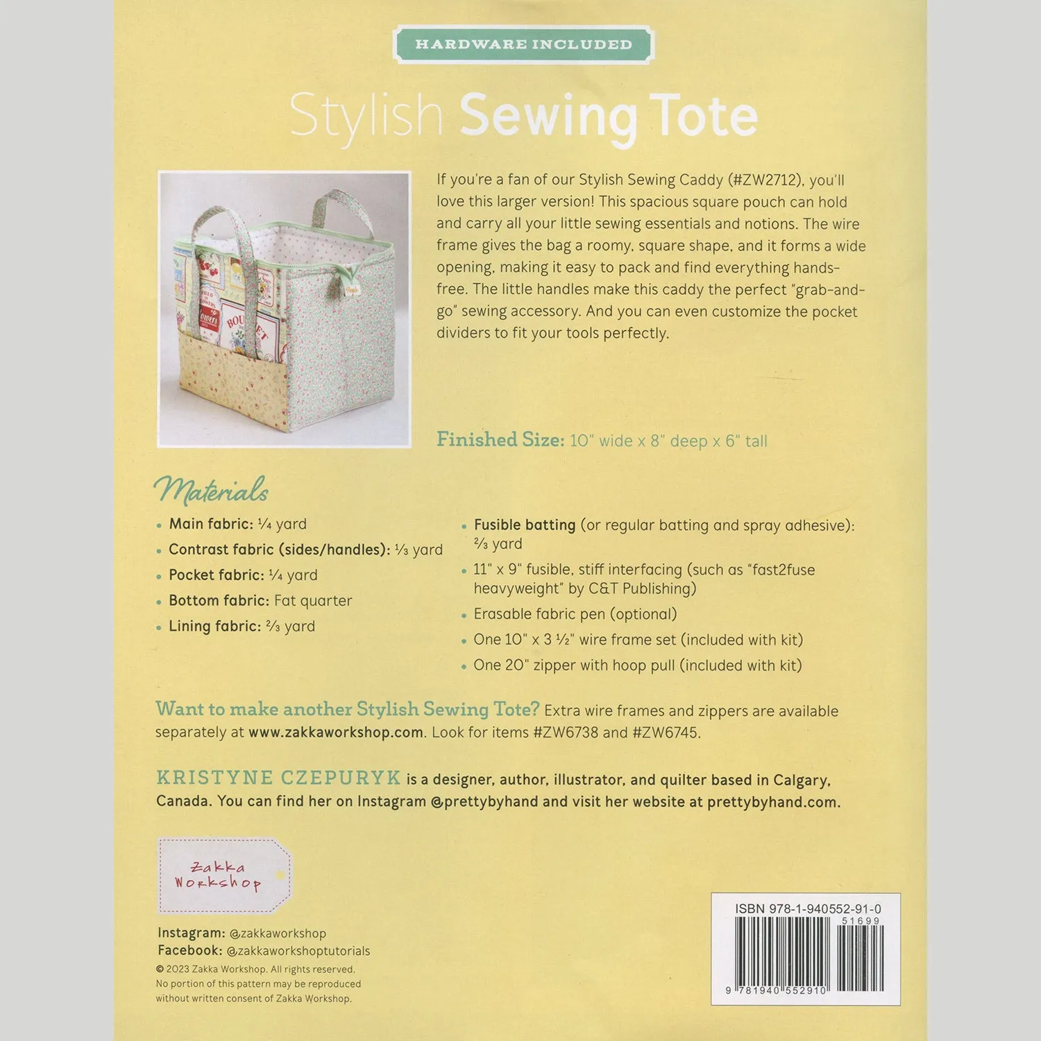 Stylish Sewing Tote Kit