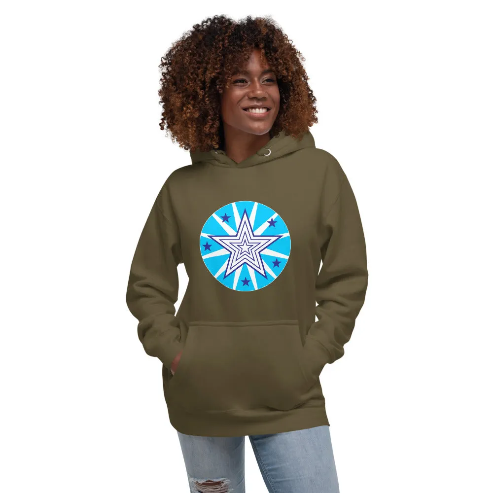 Super Power Art _ Star Unisex Hoodie (six colors)