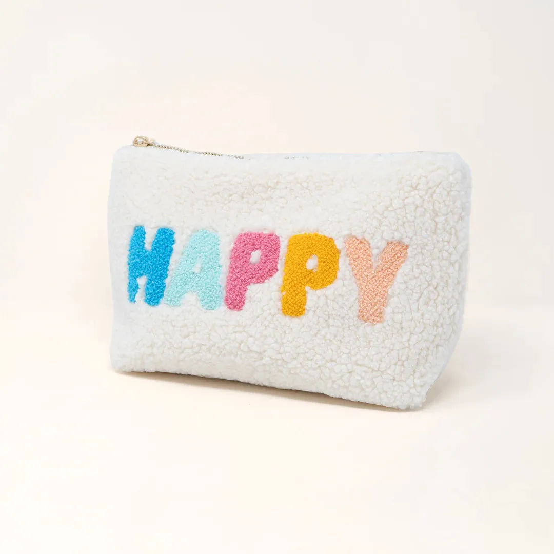 Zippered Teddy Pouch